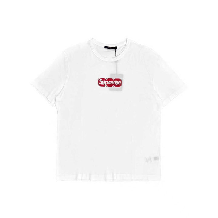 Louis Vuitton Supreme Box Logo Short Sleeve T-Shirt - SHENGLI ROAD MARKET
