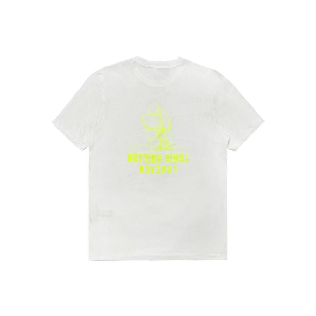 Louis Vuitton Vivienne Forever White Short Sleeve T-Shirt - SHENGLI ROAD MARKET
