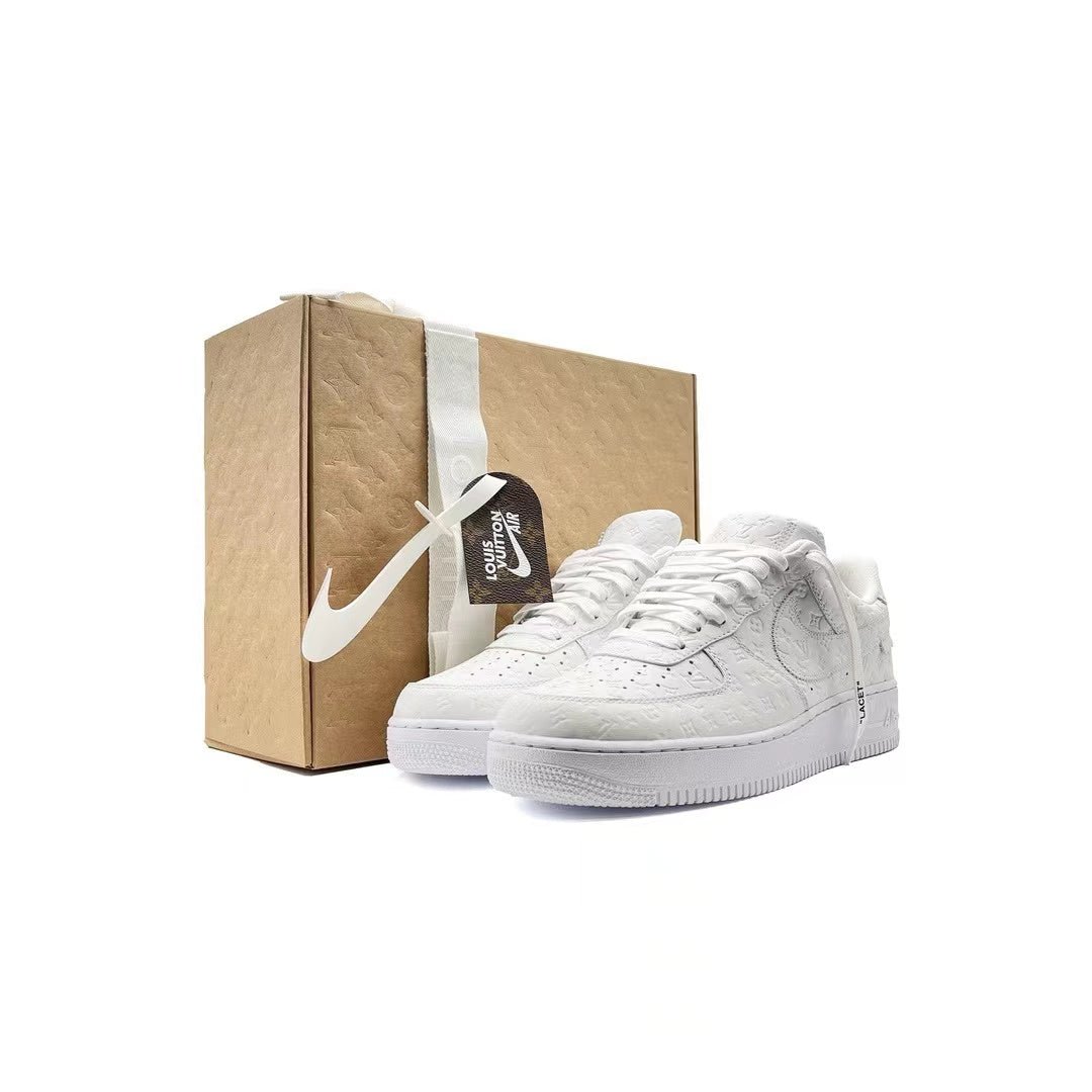Louis Vuitton X Nike Air Force 1 Low Top Lace - Up Sneakers - SHENGLI ROAD MARKET