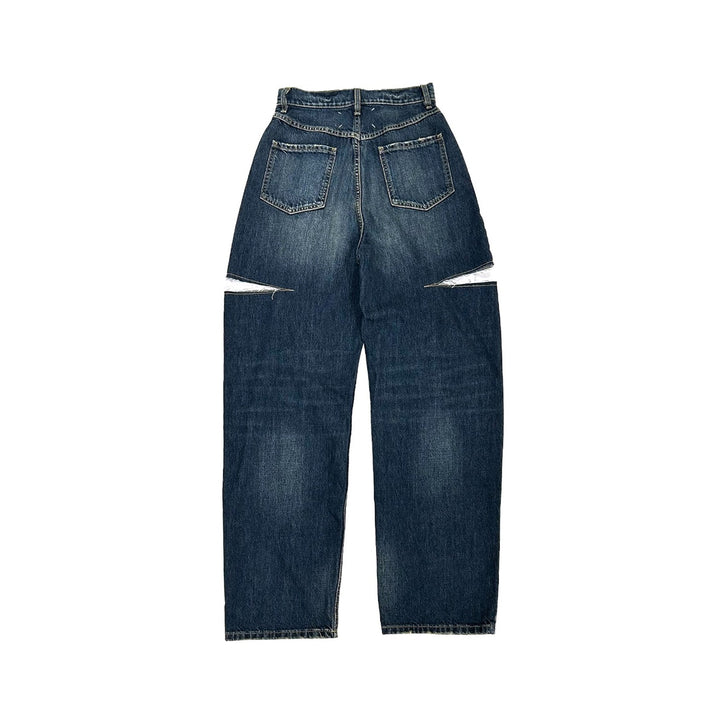 Maison Margiela Cut Out Wide Leg Jeans - SHENGLI ROAD MARKET