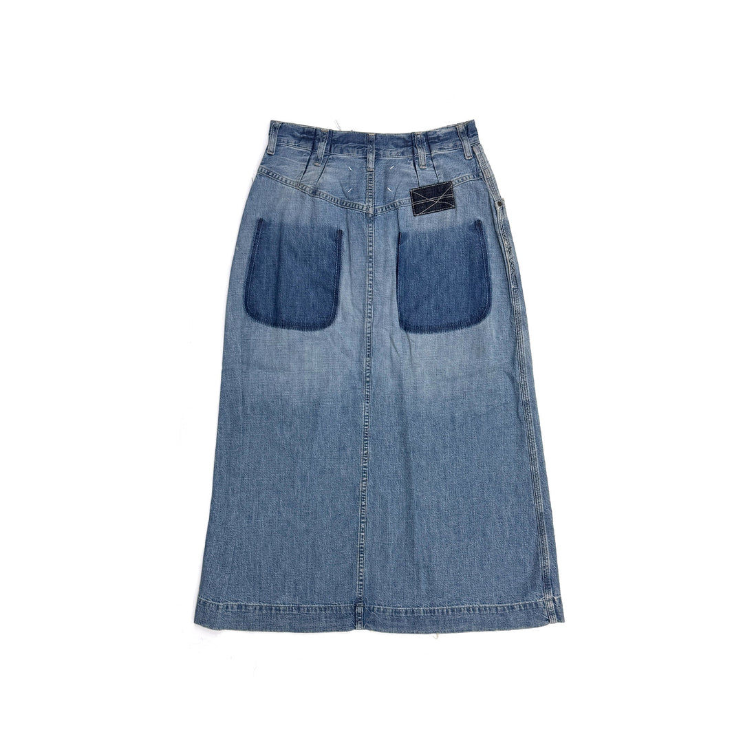 Maison Margiela Denim Midi Skirt - SHENGLI ROAD MARKET