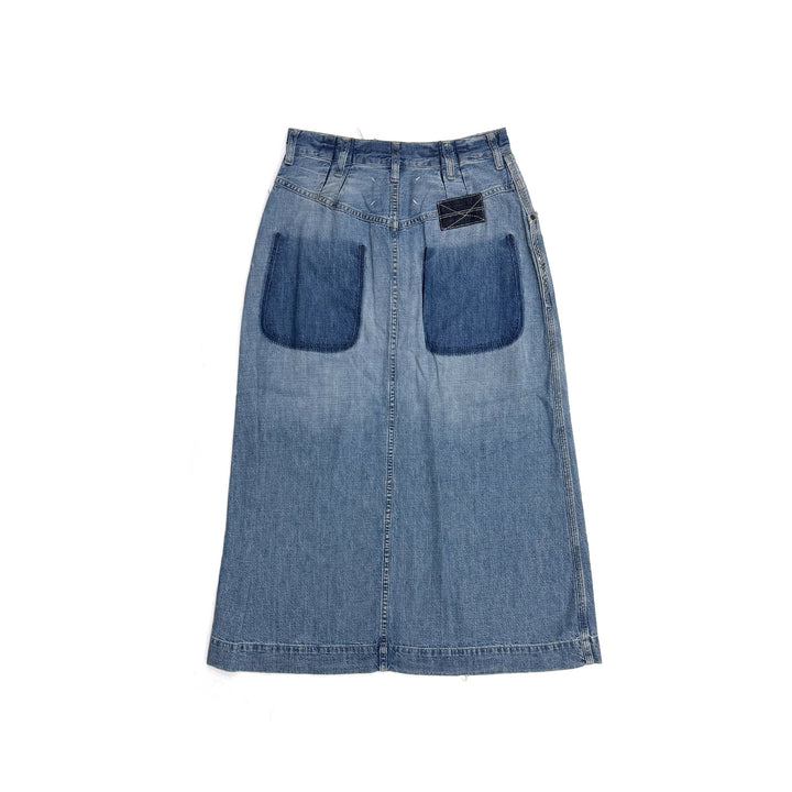 Maison Margiela Denim Midi Skirt - SHENGLI ROAD MARKET