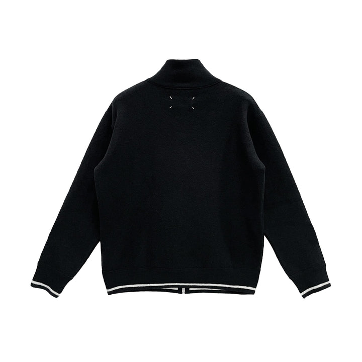 Maison Margiela Zip Up Stripe Coat - SHENGLI ROAD MARKET