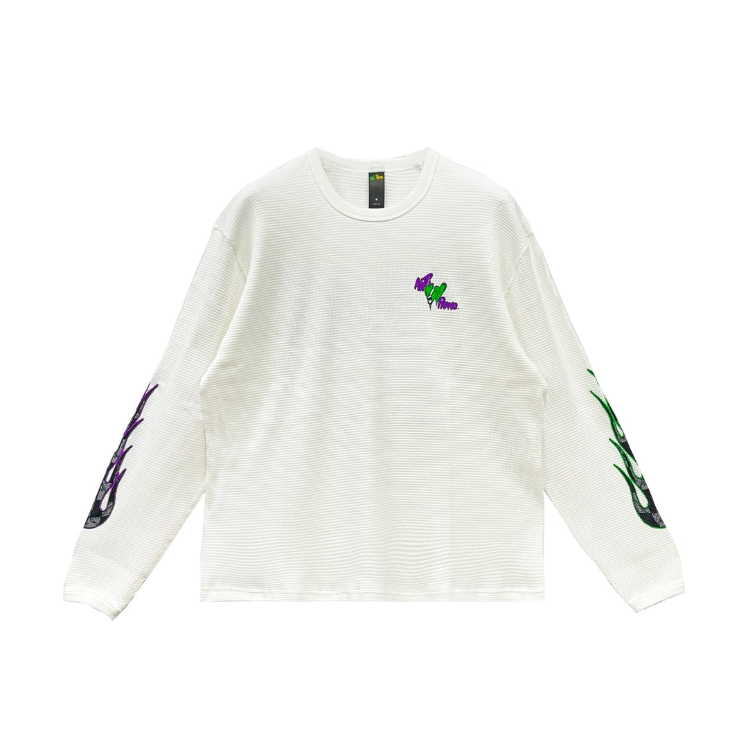 Matty Boy Anti Promo 99 Eyes Las Vegas Waffle Thermal Long Sleeve T-shirt - SHENGLI ROAD MARKET