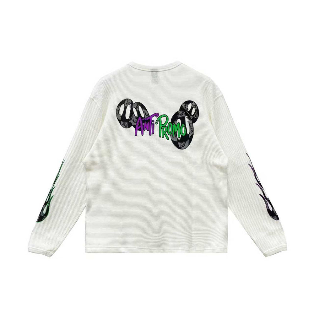 Matty Boy Anti Promo 99 Eyes Las Vegas Waffle Thermal Long Sleeve T-shirt - SHENGLI ROAD MARKET