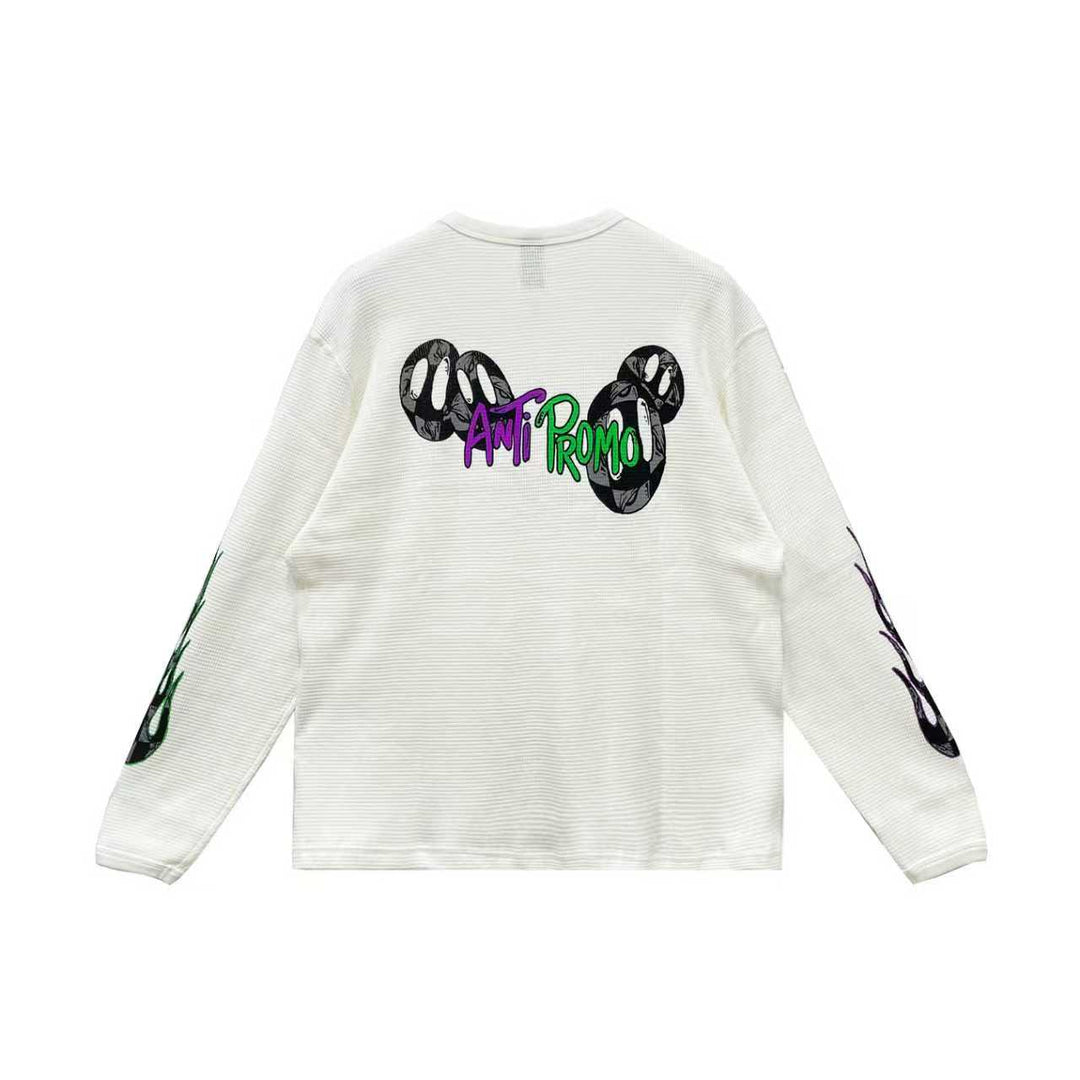 Matty Boy Anti Promo 99 Eyes Las Vegas Waffle Thermal Long Sleeve T-shirt - SHENGLI ROAD MARKET