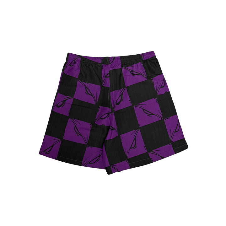 Matty Boy Anti Promo 99 Eyes Purple Shorts - SHENGLI ROAD MARKET