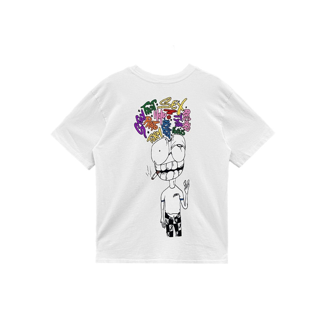 Matty Boy Anti Promo NYC Exclusive White Short Sleeve Tee - SHENGLI ROAD MARKET