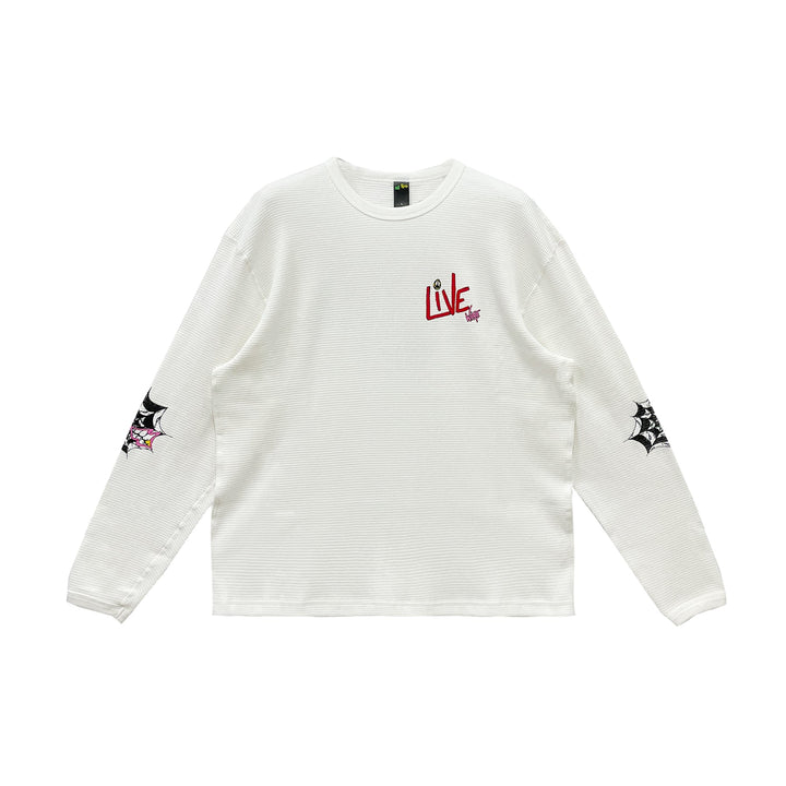 Matty Boy Anti Promo Sex Record Waffle Thermal Long Sleeve T-shirt Tee - SHENGLI ROAD MARKET