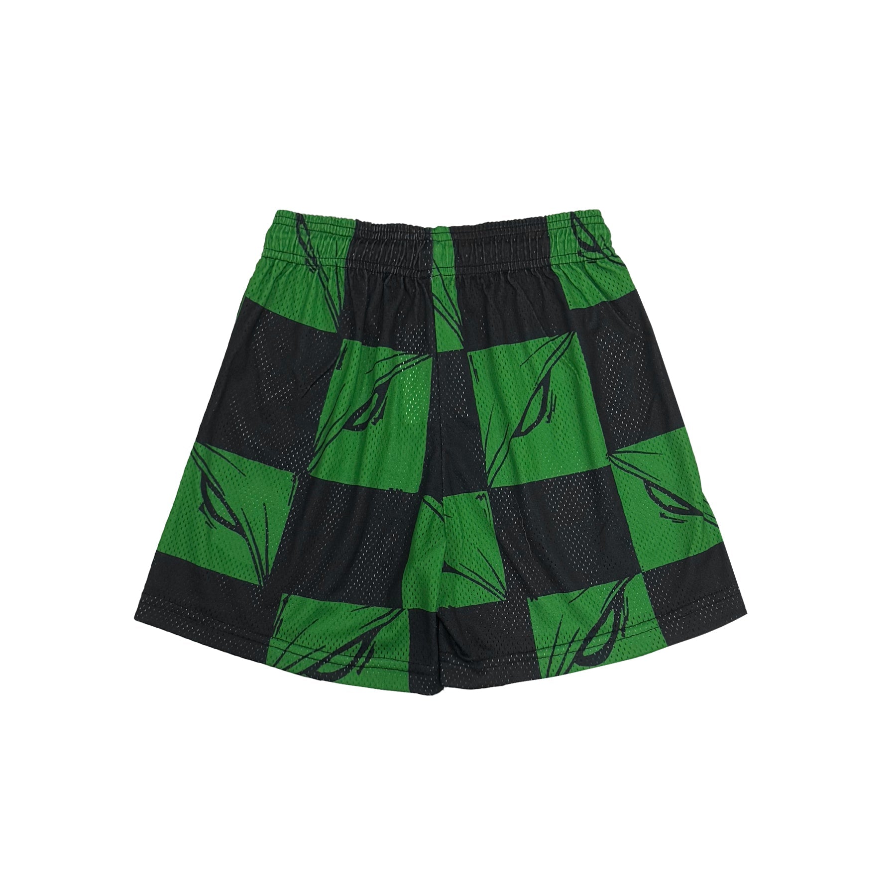 り*ご様 MATTY BOY × ERIC EMANUEL Green Shor Matty Boy Eric Emanuel 99 Eyes Green Mesh Shorts - SRM – SHENGLI