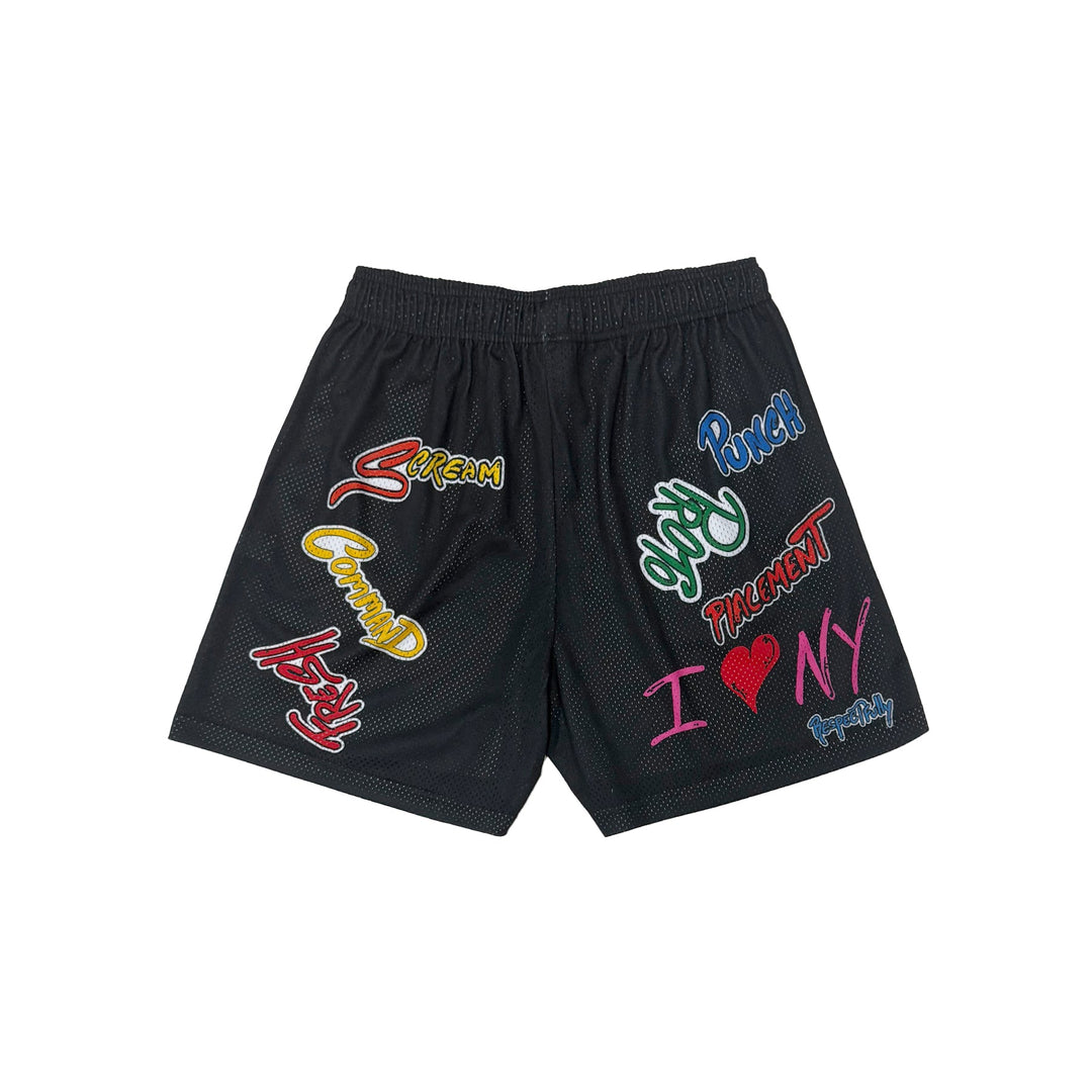 Matty Boy Eric Emanuel Black Shorts - SHENGLI ROAD MARKET