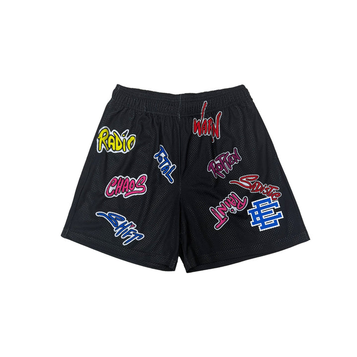 Matty Boy Eric Emanuel Black Shorts - SHENGLI ROAD MARKET