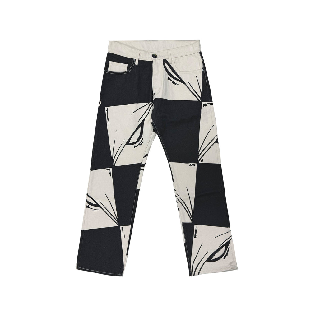 Matty Boy New York Exclusive Anti Promo 99 Eyes Black&White Denim - SHENGLI ROAD MARKET