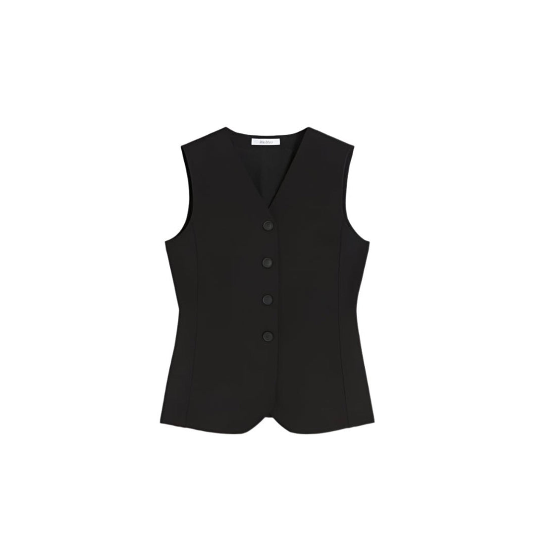 Max Mara Fornovo Single - Breasted Slim Vest - SHENGLI ROAD MARKET