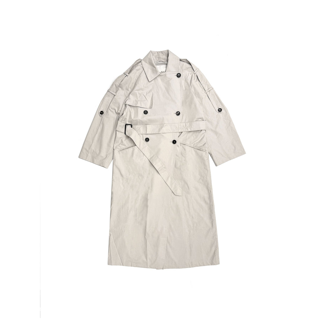 MAXMARA Off White Mtcdelfino Raincoat - SHENGLI ROAD MARKET