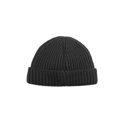 Miu Miu Cashmere Embroidered Black Beanie - SHENGLI ROAD MARKET