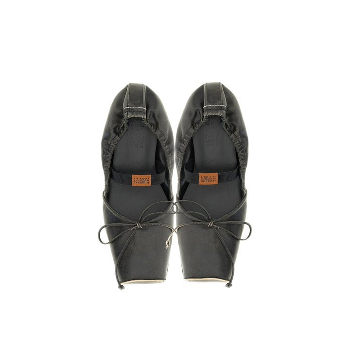 MM6 Maison Margiela Brown Ballet Shoe - SHENGLI ROAD MARKET