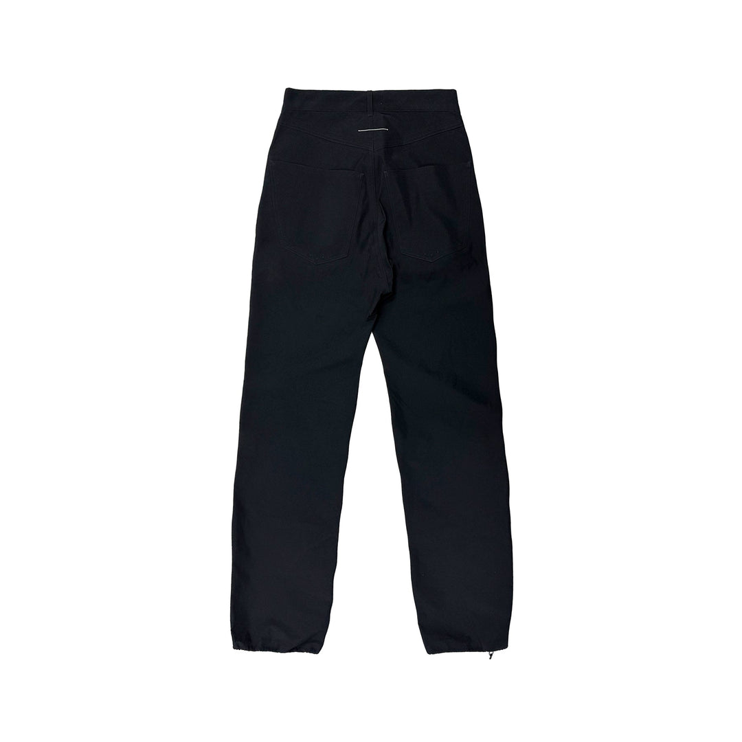 MM6 Maison Margiela Print Black Chino Pants - SHENGLI ROAD MARKET