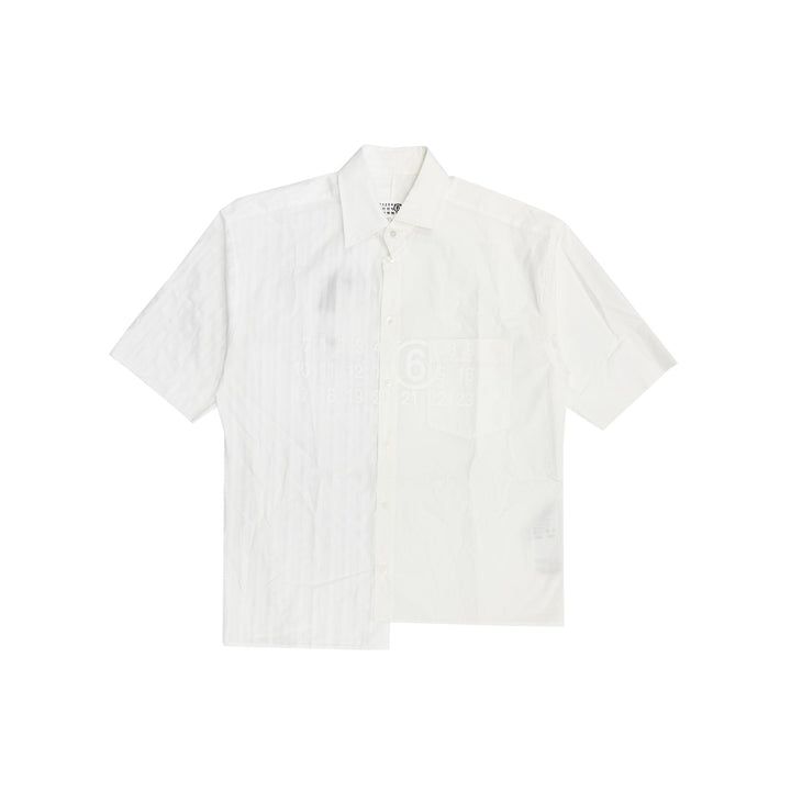 MM6 Maison Margiela White Short Sleeved Shirt - SHENGLI ROAD MARKET