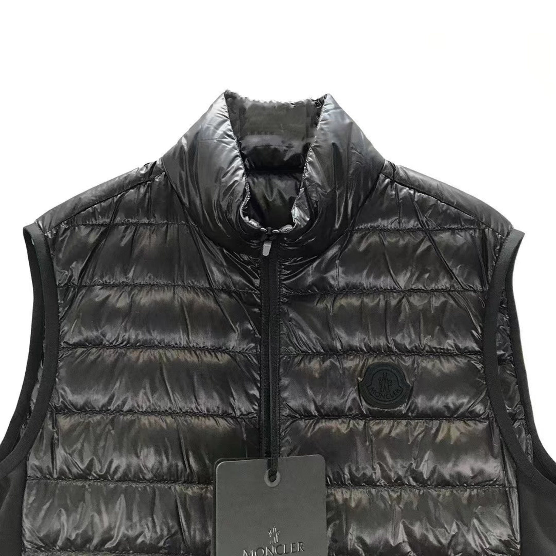 Moncler Black Spicules Goose Down Vest Jacket - SRM – SHENGLI ROAD