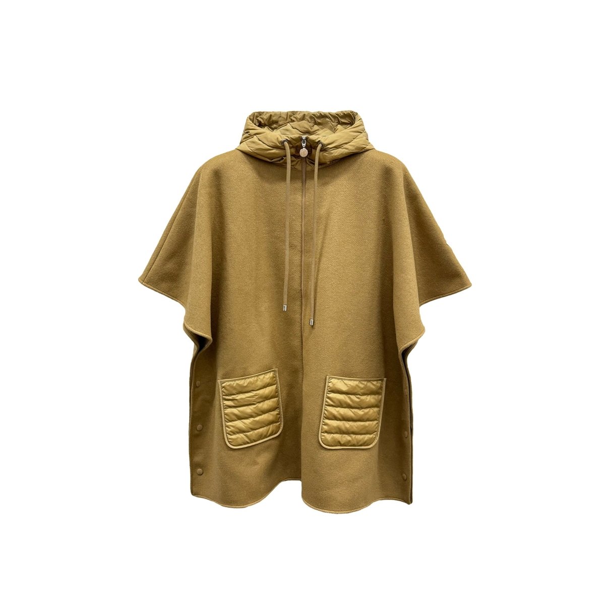 Moncler Brown Hooded Down Cape - SRM – SHENGLI ROAD MARKET
