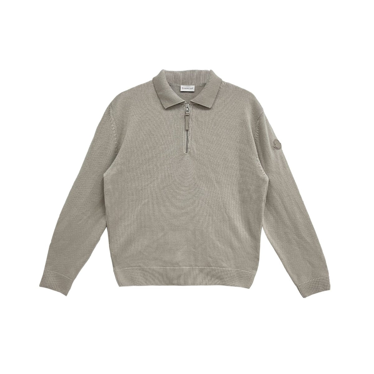 Kith Moncler Quarter Zip Pullover Grey Men's - FW17 - US