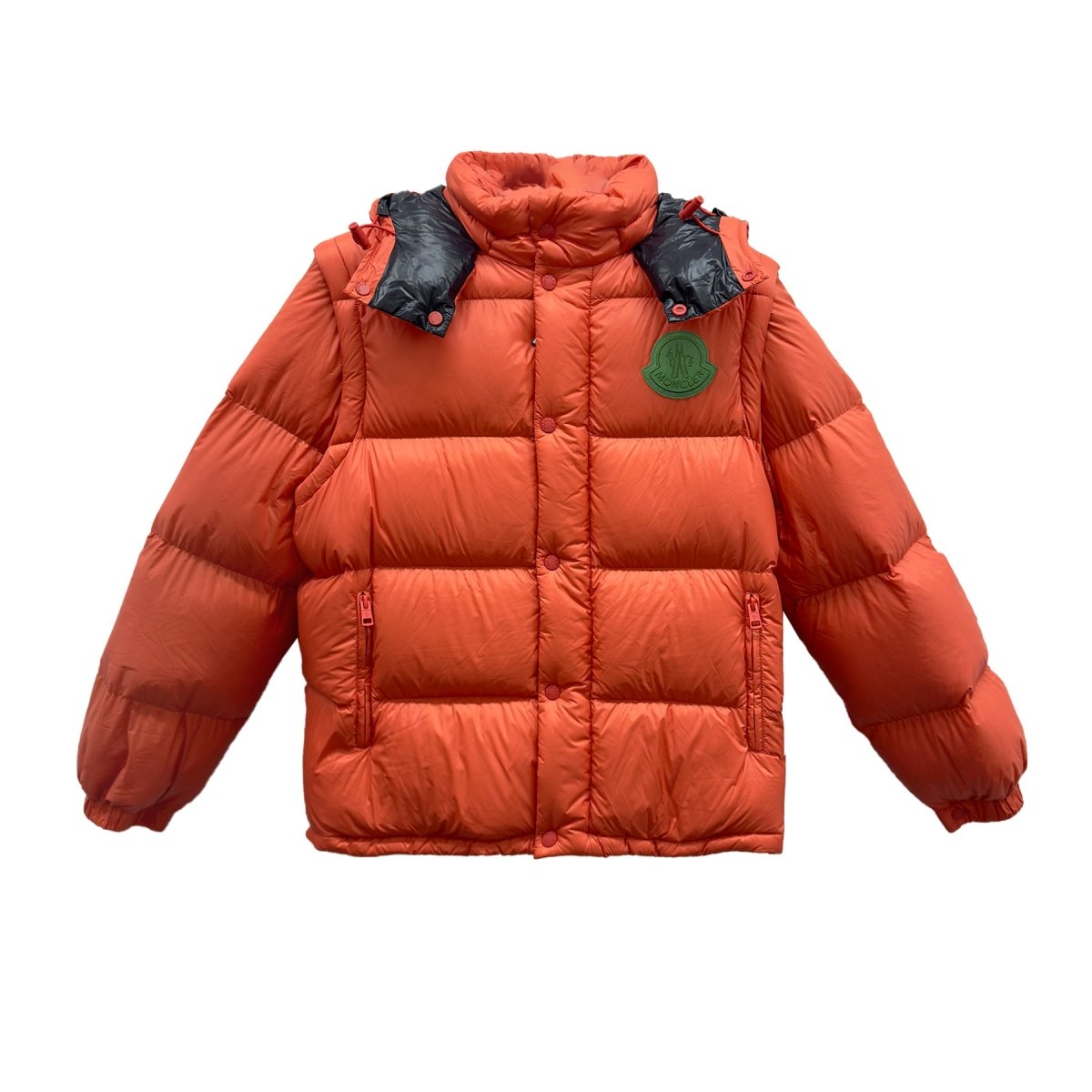 Moncler CYCLONE Orange Down Jacket - SHENGLI ROAD MARKET