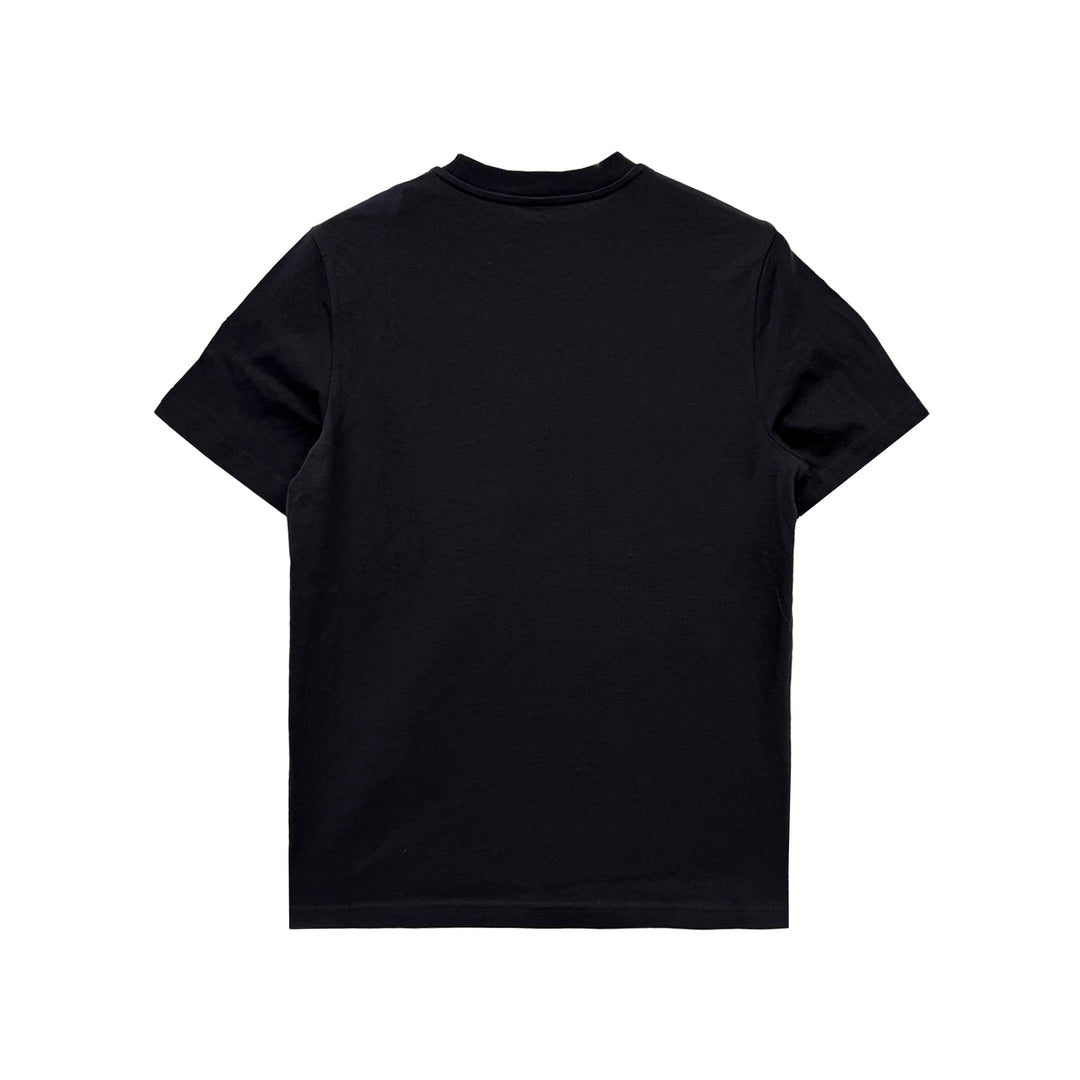 Moncler Embroidered Logo Blue Short Sleeve T-shirt Tee - SHENGLI ROAD MARKET