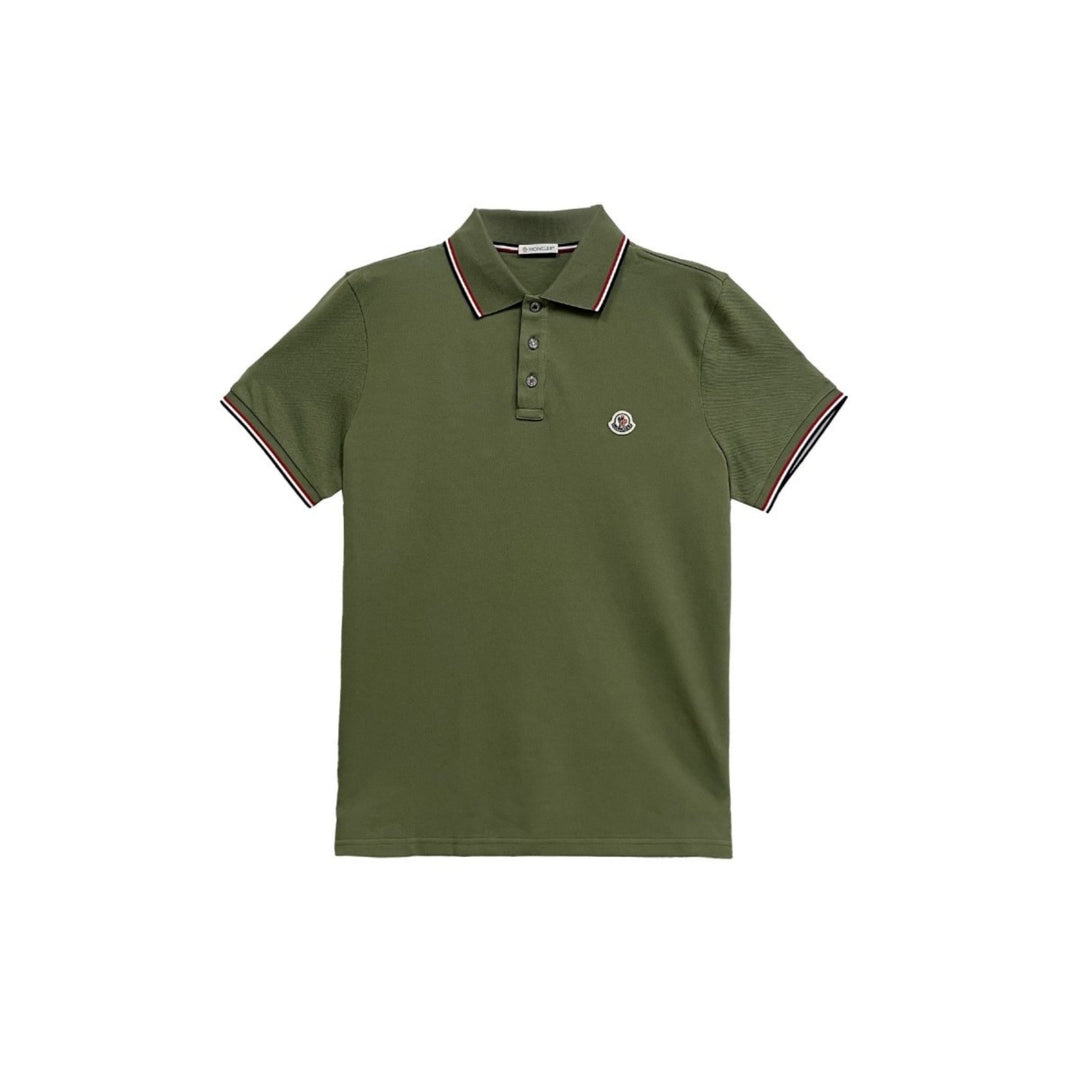 Moncler Green Patch Logo Polo - SHENGLI ROAD MARKET