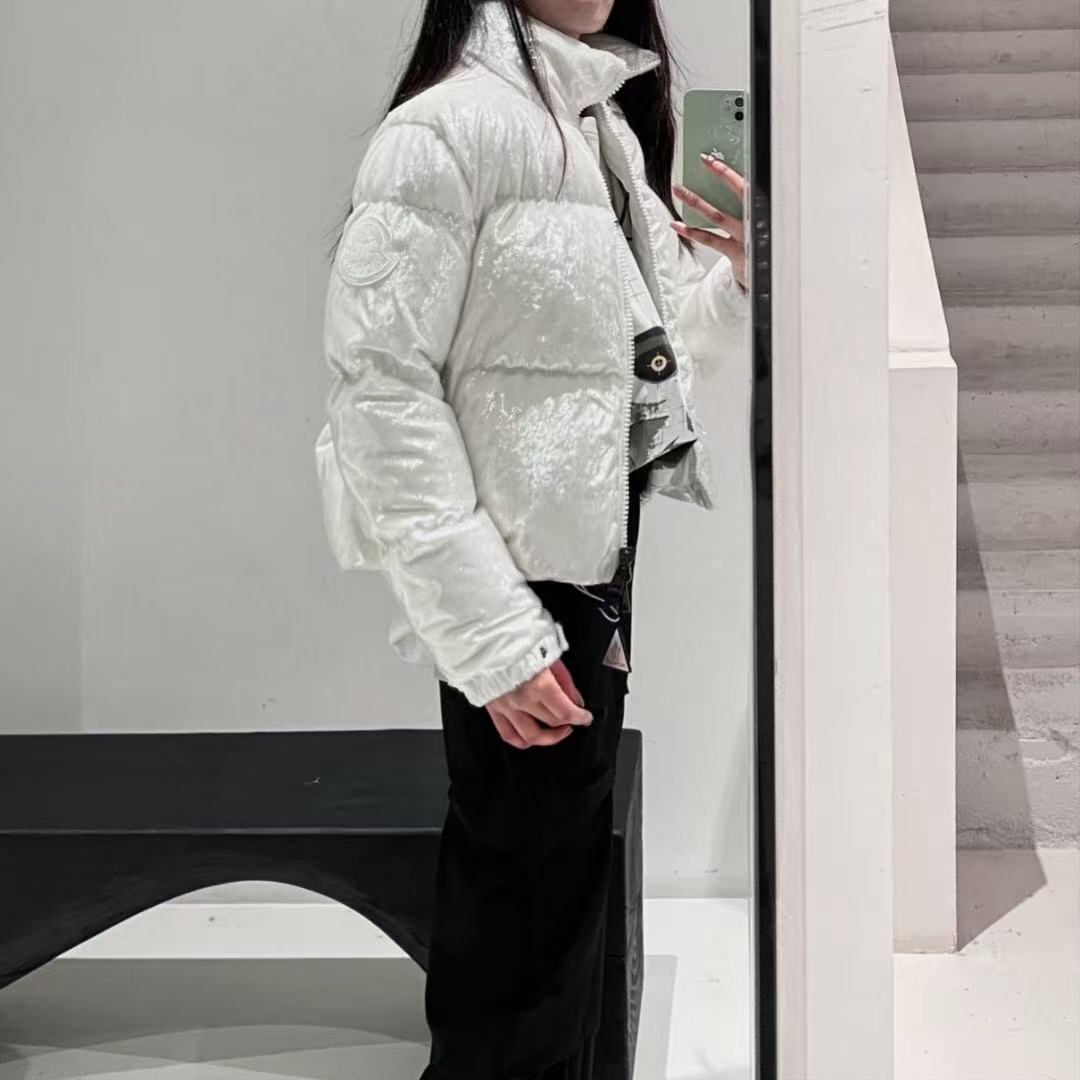 Moncler Rimac White Down Jacket - SHENGLI ROAD MARKET