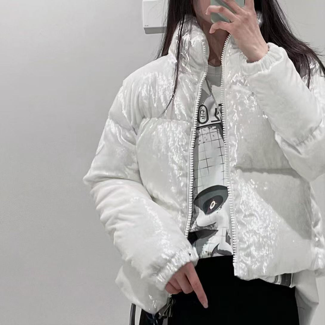 Moncler Rimac White Down Jacket - SHENGLI ROAD MARKET