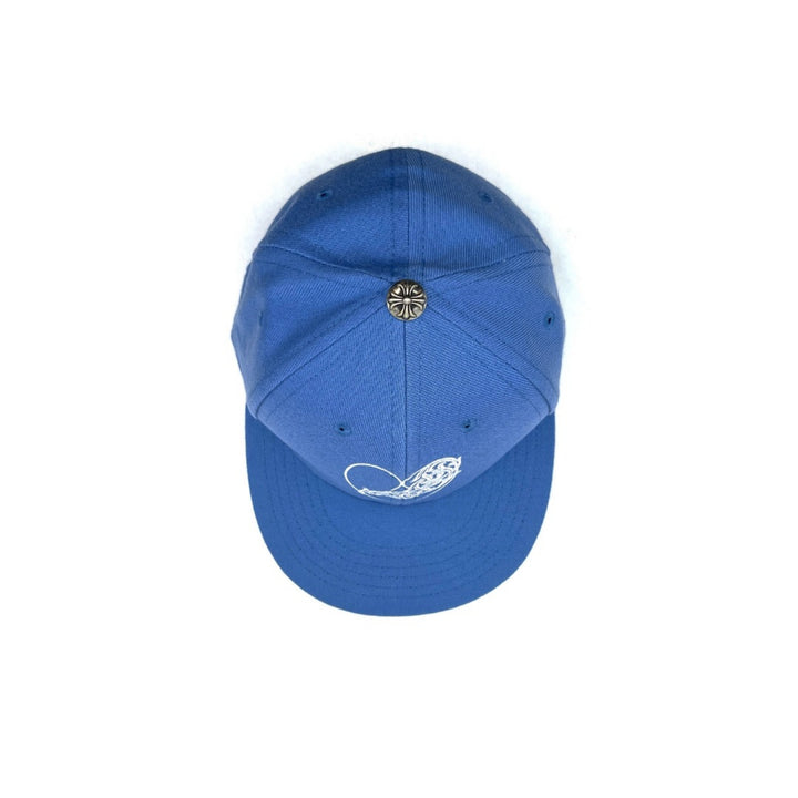 Chrome Hearts Vine Hearts Embroidered Blue Cap
