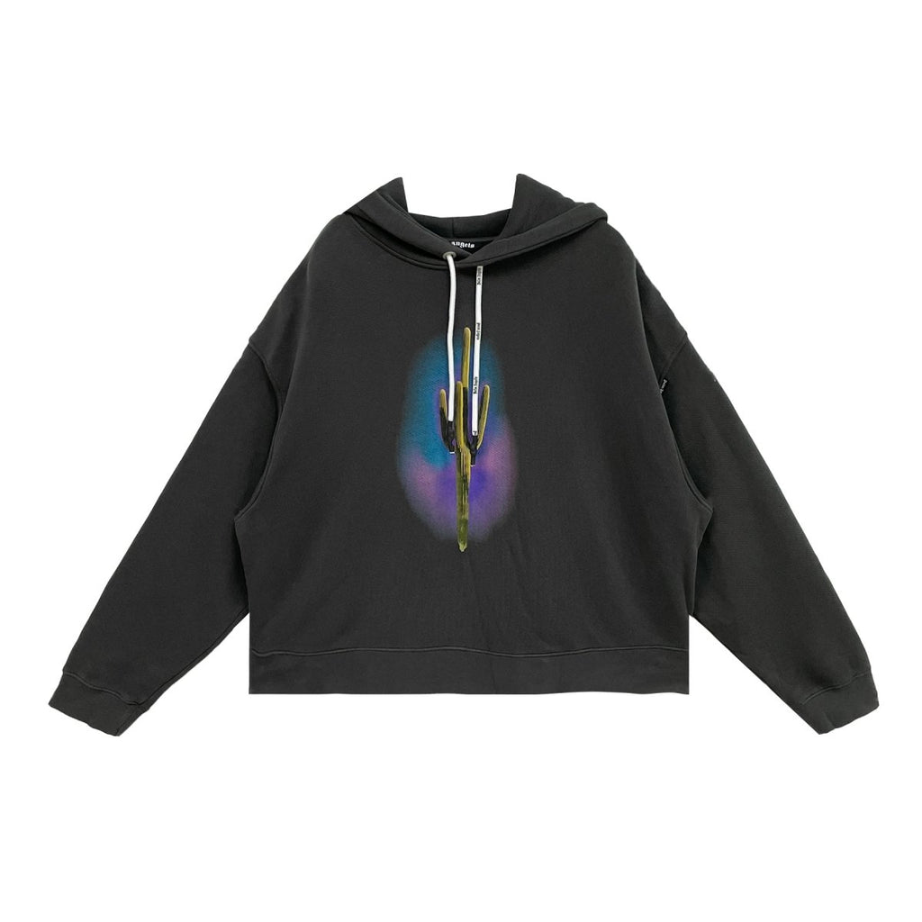 Palm Angels Grey Cactus Cotton Hoodie - SRM – SHENGLI ROAD