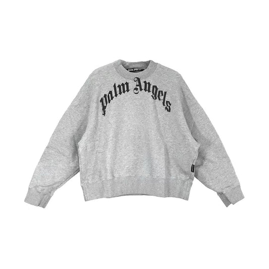 Palm Angels PA Curved Logo Print Sweatshirt - SHENGLI ROAD MARKET