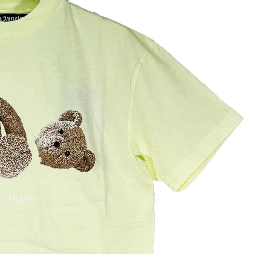 Palm Angels PA Green Teddy Bear Short Sleeve Tee - SHENGLI ROAD MARKET