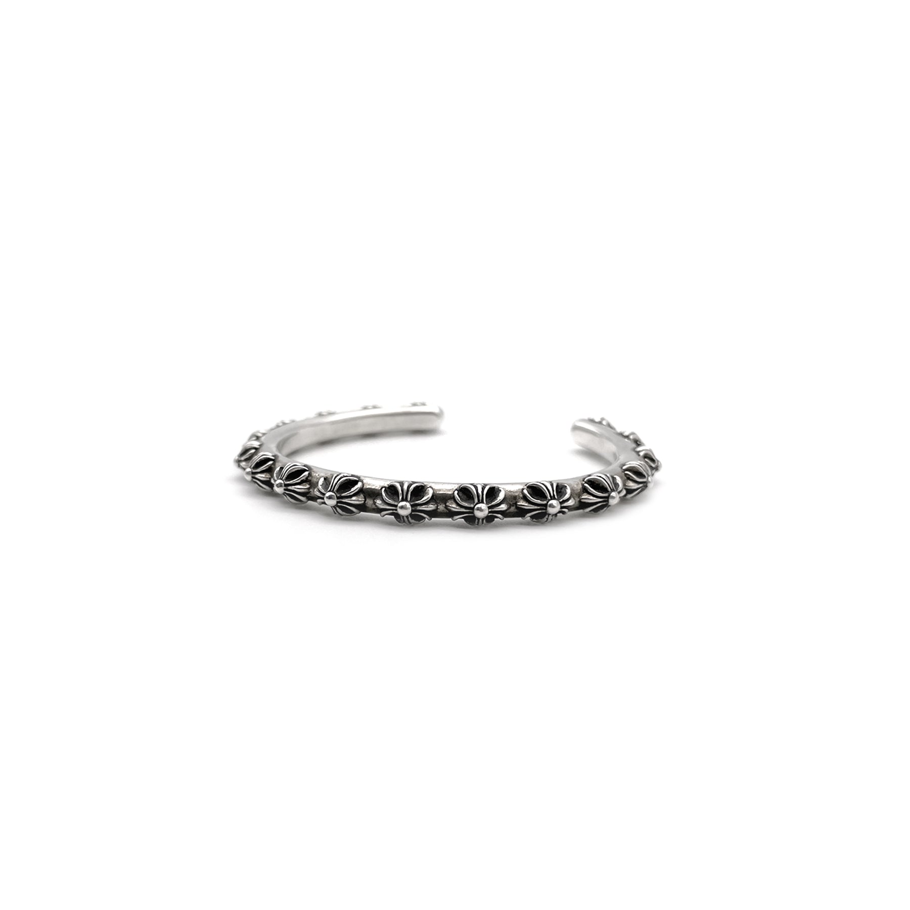Chrome Hearts Silver SBT Cross Bangle Bracelet – SHENGLI ROAD MARKET