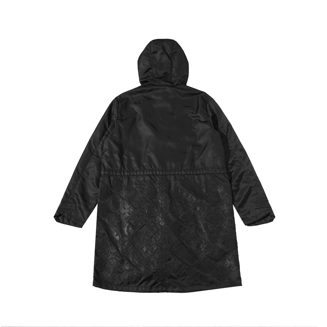 Chrome Hearts Cross Patch Black Nylon Parka Jacket