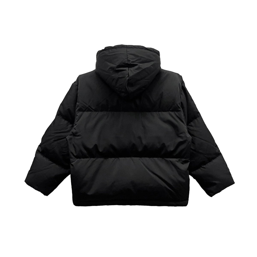 Prada Black Hooded Down Jacket - SHENGLI ROAD MARKET