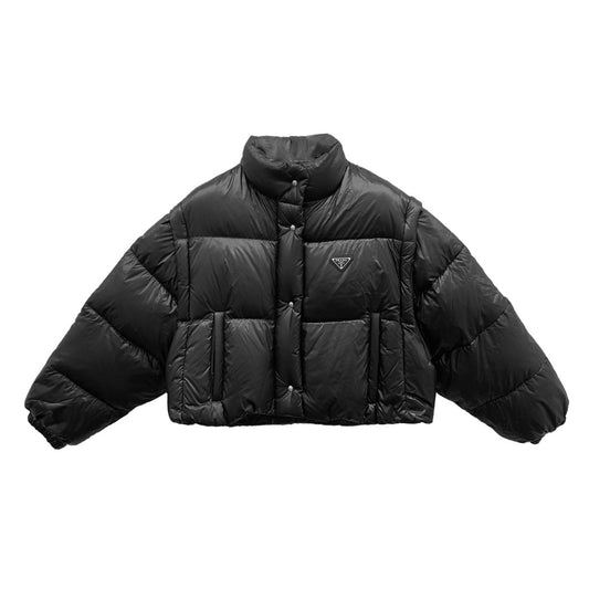 Prada MILANO Black Short Down Jacket - SHENGLI ROAD MARKET