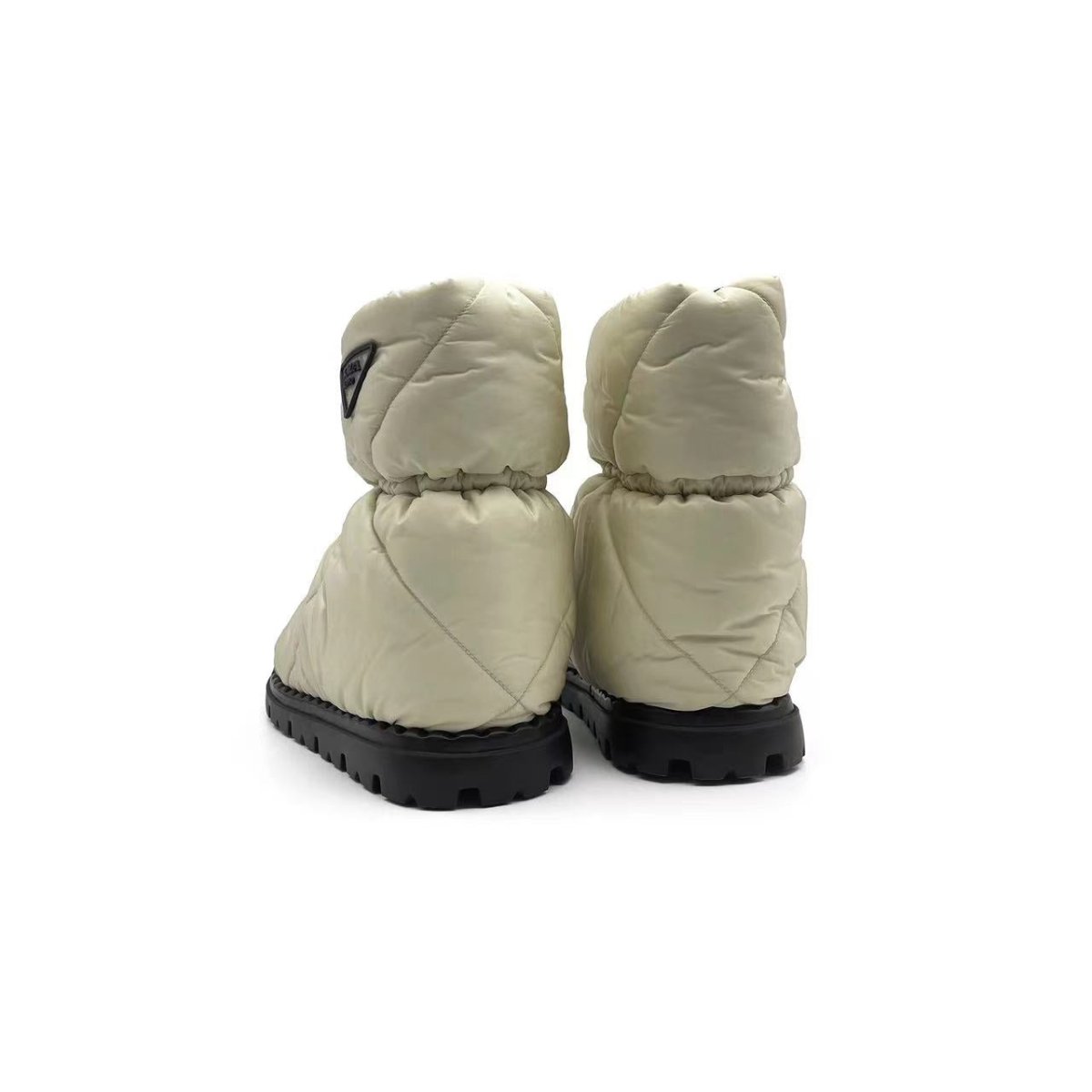 Prada Nylon Colorblock Pattern Snow Boots - SHENGLI ROAD MARKET