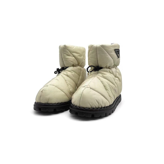 Prada Nylon Colorblock Pattern Snow Boots - SHENGLI ROAD MARKET