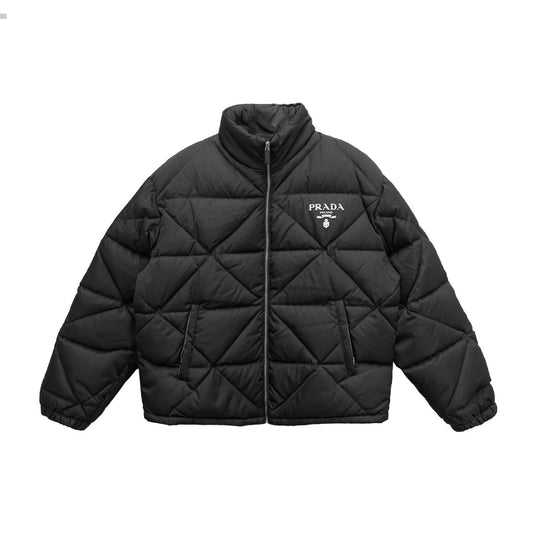 Prada RE - NYLON Black Down Jacket - SHENGLI ROAD MARKET