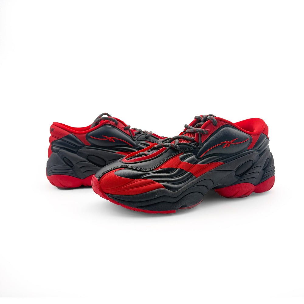 Reebok Black Red Dmx Run 6 Modern Sneakers - SHENGLI ROAD MARKET