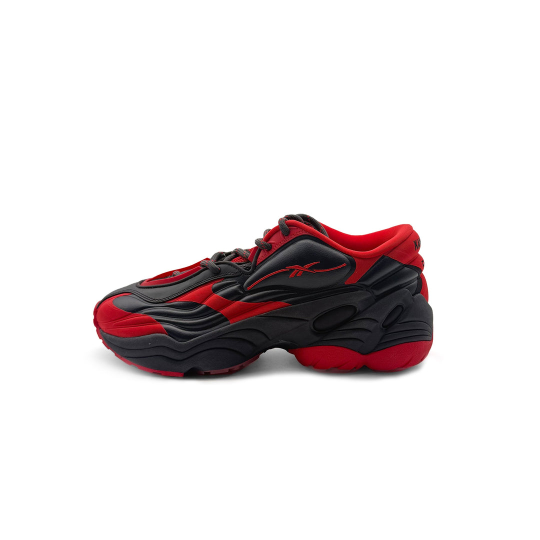 Reebok Black Red Dmx Run 6 Modern Sneakers - SHENGLI ROAD MARKET