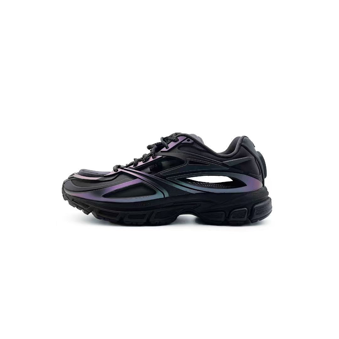 Reebok Black Tran Premier Road Modern Cut Out Sneakers - SRM