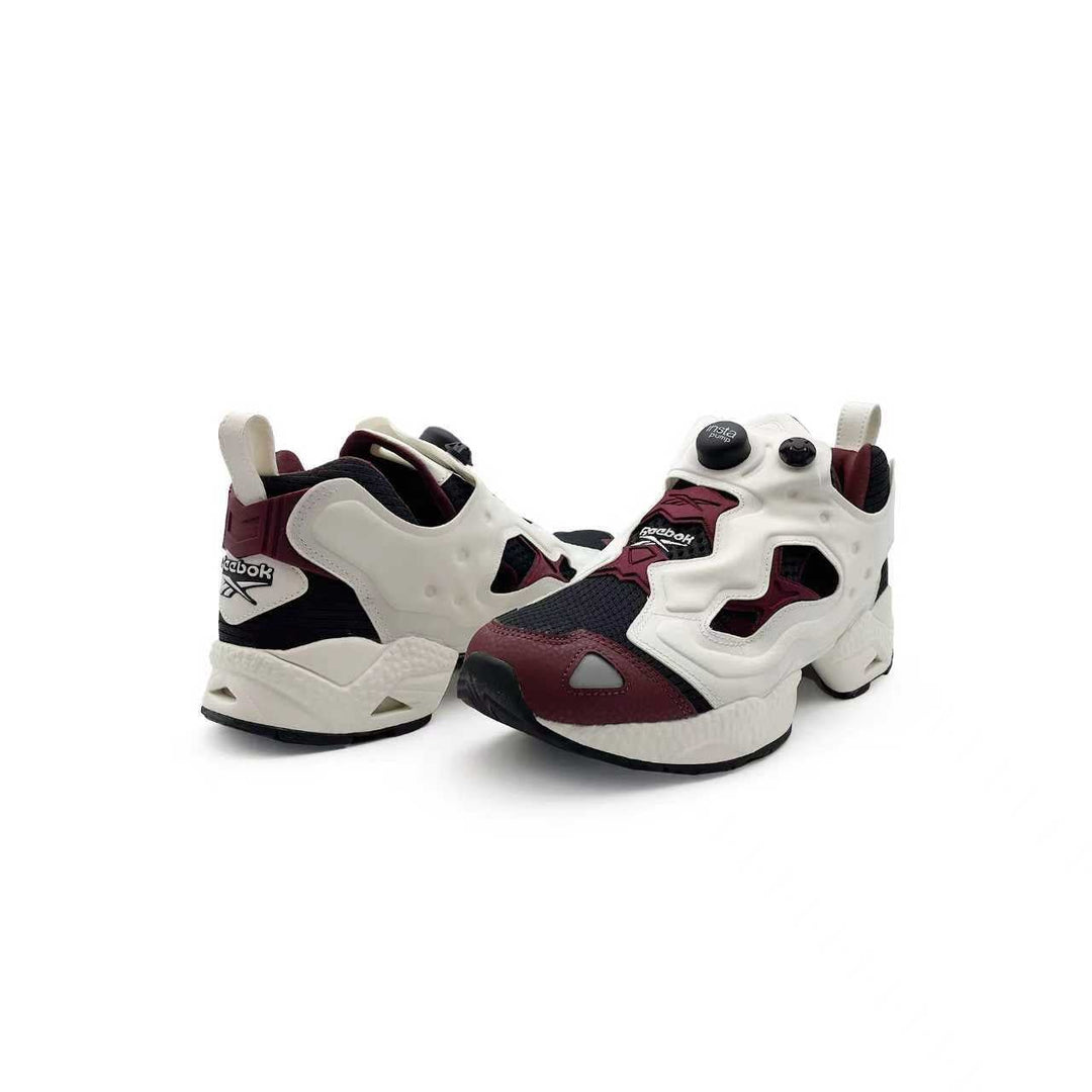 Reebok White A Kaki Instapump Fury 95 Sneakers - SHENGLI ROAD MARKET