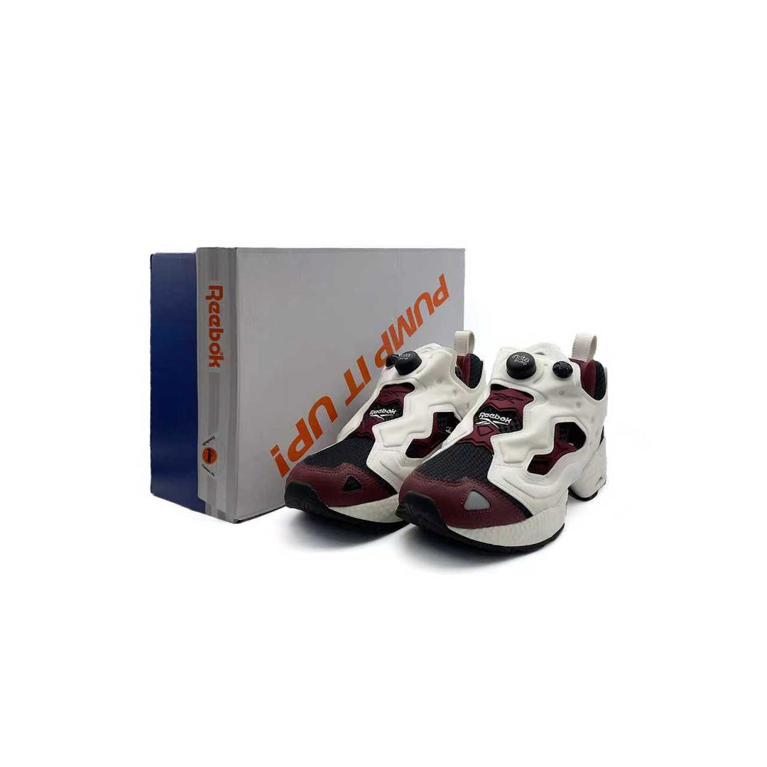 Reebok White A Kaki Instapump Fury 95 Sneakers - SHENGLI ROAD MARKET