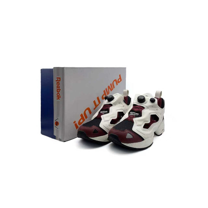 Reebok White A Kaki Instapump Fury 95 Sneakers - SHENGLI ROAD MARKET