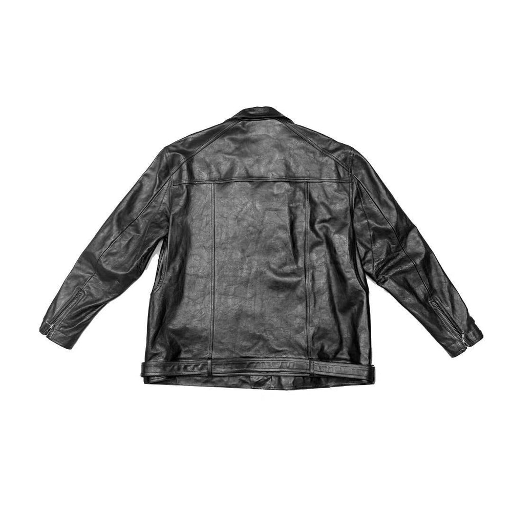 RICK OWENS Bikers Leather Jacket - SHENGLI ROAD MARKET