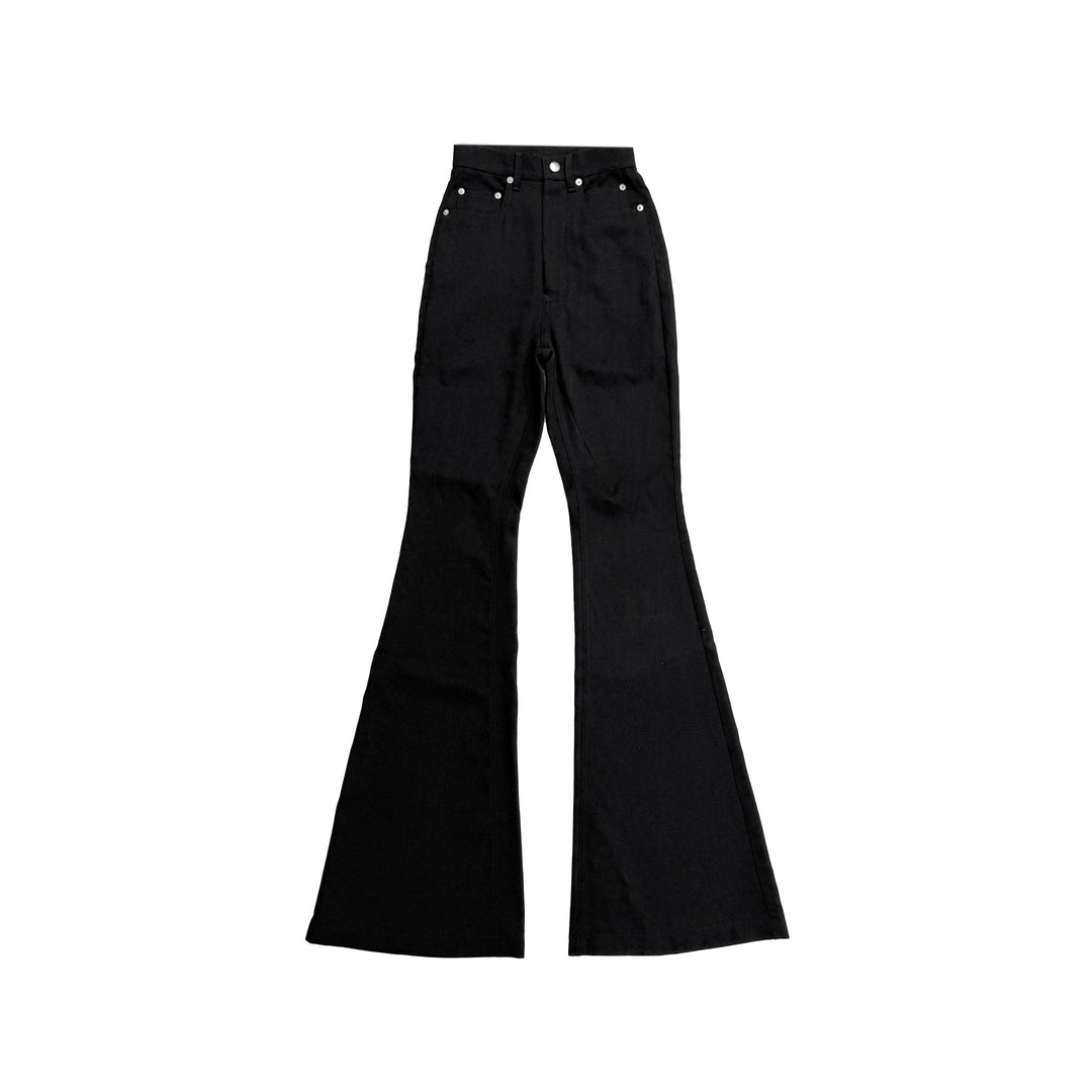 RICK OWENS Black Bolan Bootcut - SHENGLI ROAD MARKET